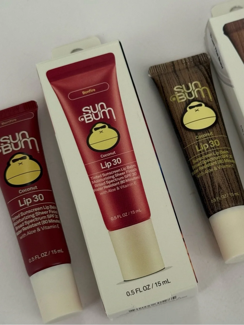 Set of 2. Sun Bum Moisturizing SPF 30 Sunscreen Lip Balms. 2 x 0.5 oz. NEW!